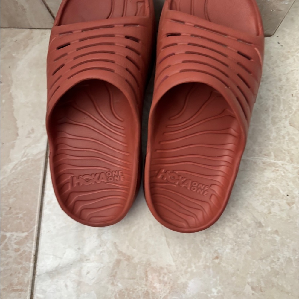 Hoka One One women Slide Sandals - Brick Red